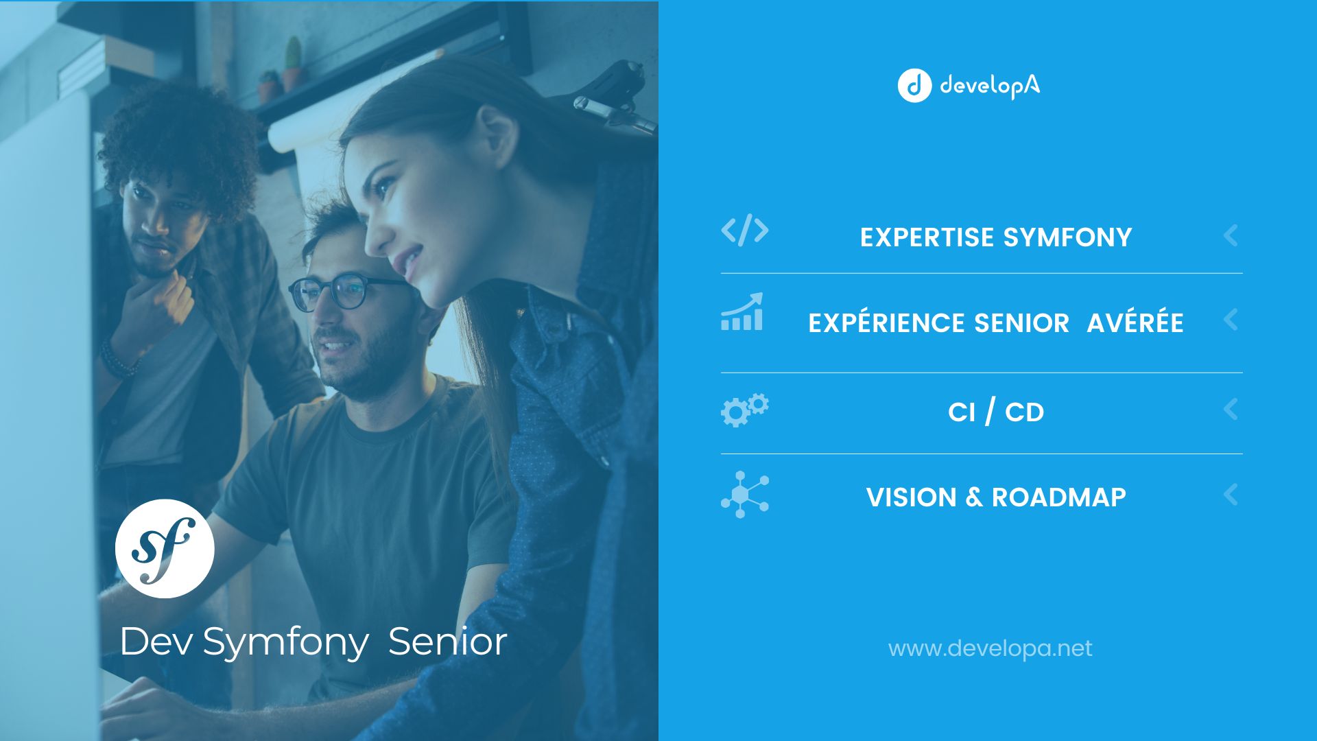 DevelopA recrute un Développeur Symfony Senior