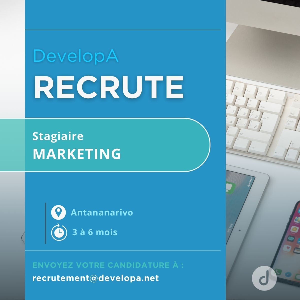 Recrutement d'un(e) Stagiare en Marketing